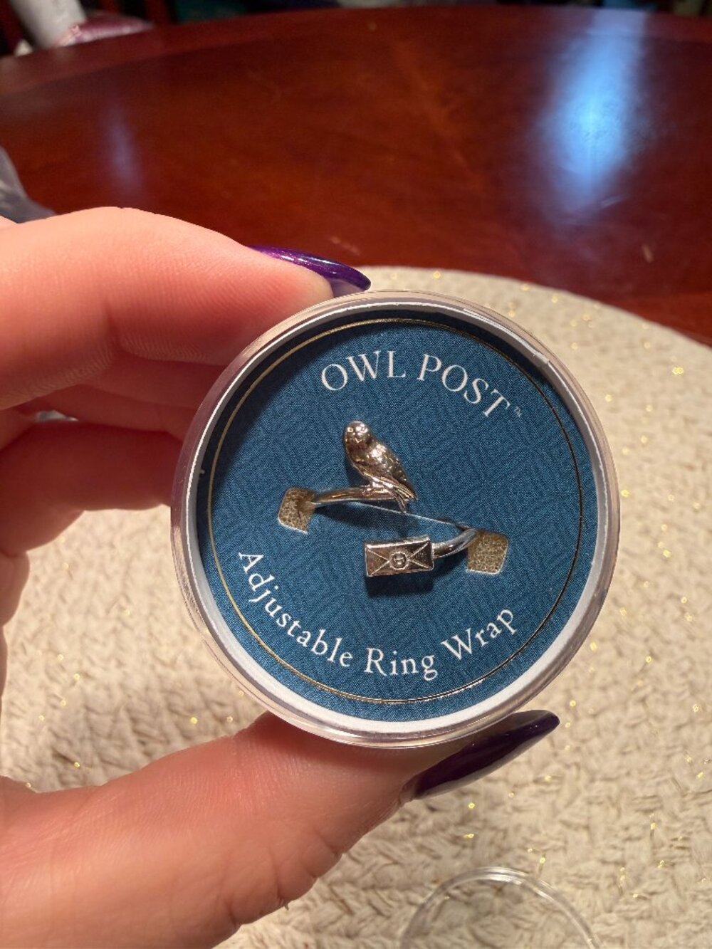 Alex and Ani Owl Post Ring